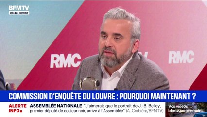 Musée du Louvre: "La salle de sécurité n'est pas à la hauteur de ce grand musée", déclare Alexis Corbière, rapporteur de la commission d'enquête sur la sécurité des musées