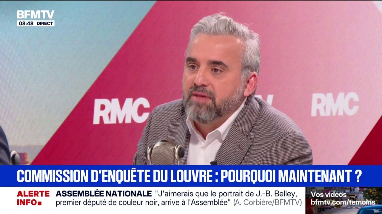 Musée du Louvre: "La salle de sécurité n'est pas à la hauteur de ce grand musée", déclare Alexis Corbière, rapporteur de la commission d'enquête sur la sécurité des musées
