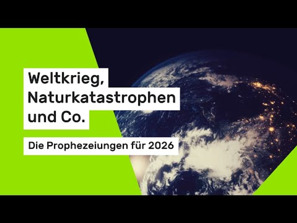 Weltkrieg, Naturkatastrophen und Co. - die Prophezeiungen für 2026