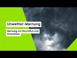 Unwetter-Warnung heute 02.01.2026: Warnung vor Sturmflut und Orkanböen