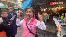 爭取台中市長出線 楊瓊瓔新年拜票掃街