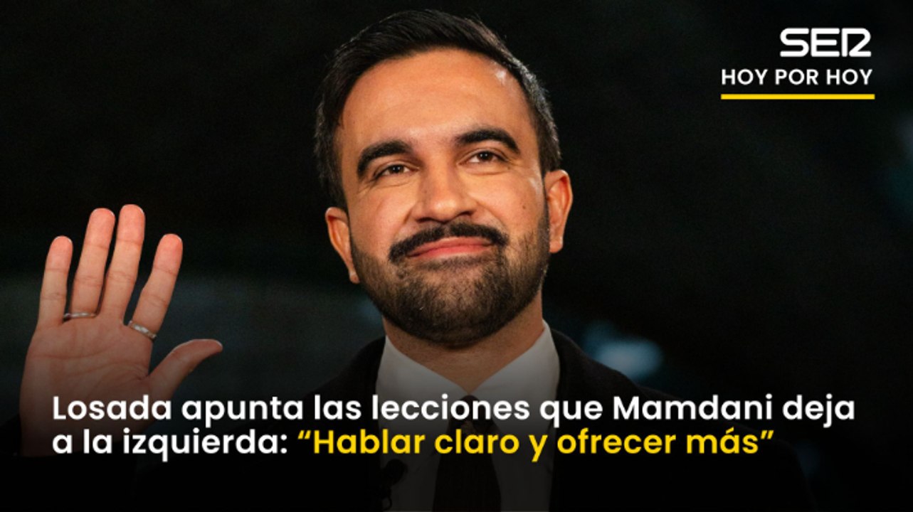 Losada apunta las dos lecciones que Mamdani deja a la izquierda española: "Hablar claro y ofrecer más"
