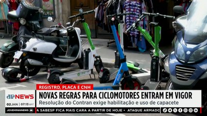 Novas regras para ciclomotores entram em vigor no Brasil