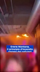 Crans Montana, il principio d'incendio ripreso dai cellulari dei ragazzi nel locale