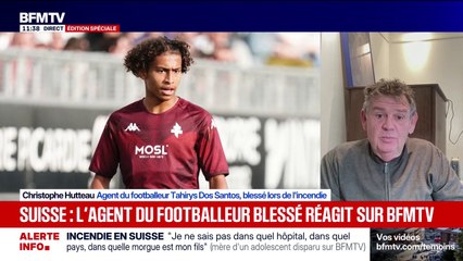 Incendie à Crans-Montana: "Il est brûlé à hauteur de 30% sur son corps", déclare l'agent du footballeur du FC Metz