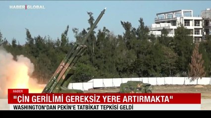 Çin Tayvan'da savaşa hazırlanıyor!