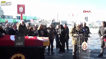 Gökmen Özdenak için Galatasaray Stadı’nda tören düzenlendi