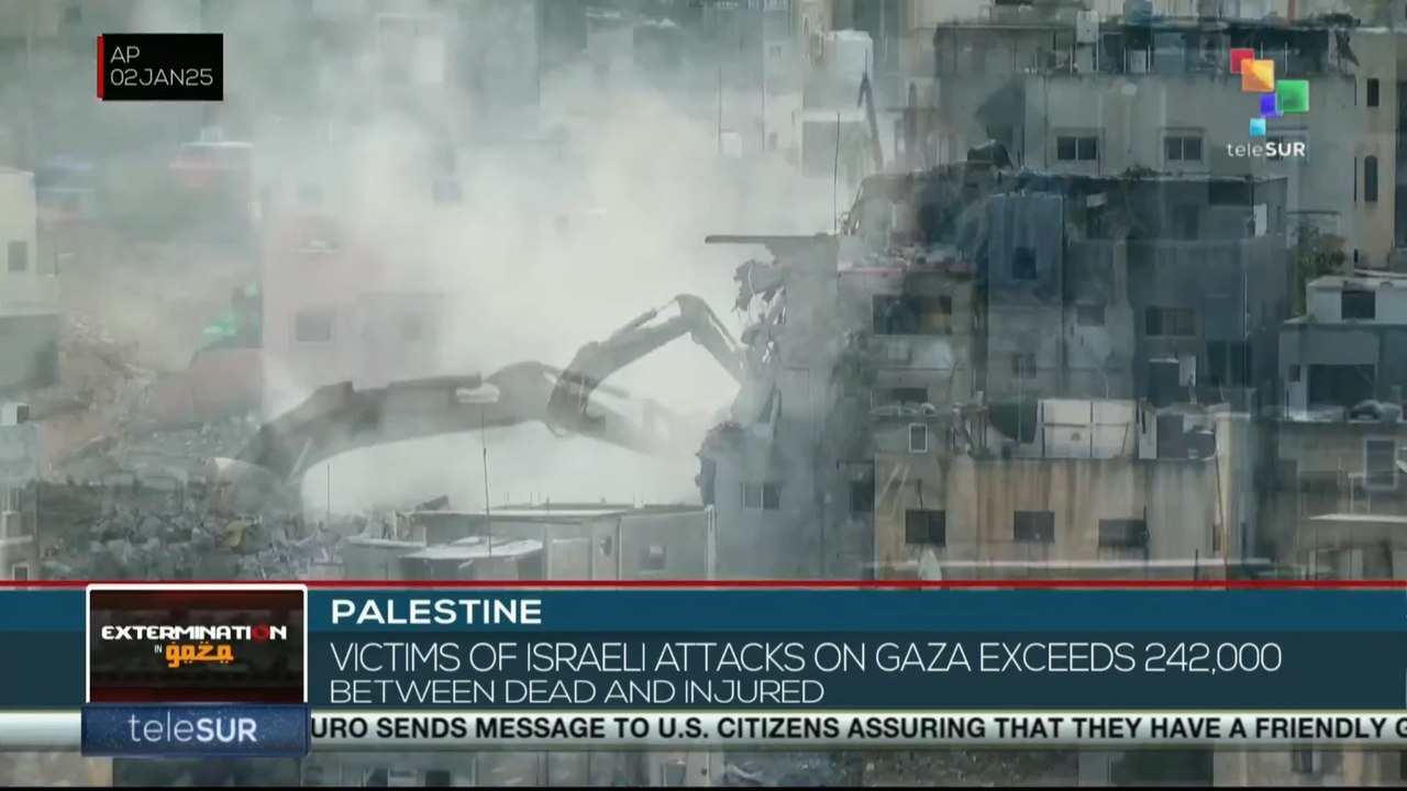 Palestine: Victims of Israeli attacks on Gaza exceeds 242,000 between dead and injured