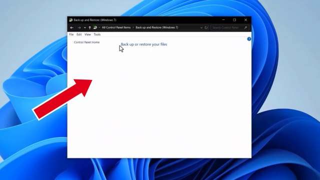Solve blank or empty Backup and Restore on Windows 11, 10, 8, and 7