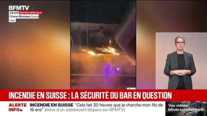 Incendie à Crans Montana: les normes de sécurité du bar au cœur de l'enquête