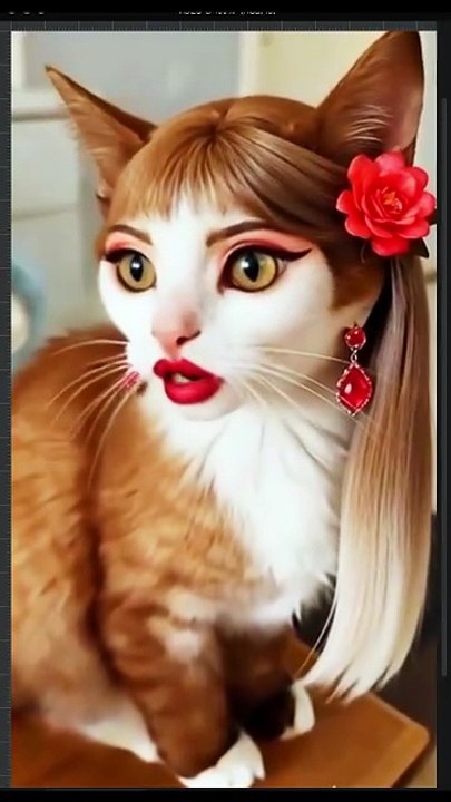 قطة بنكهة ياسمين عز  السنة الجديدة 😹✨