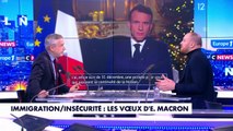 EXTRAIT - «Encore des mots, toujours des mots»... «Voilà ce qu'il faut retenir», des vœux d'Emmanuel Macron, selon Mathieu Valet