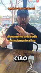 ALLENAMENTO COMODAMENTE AL BAR CON IL MAESTRO PANDOLFI