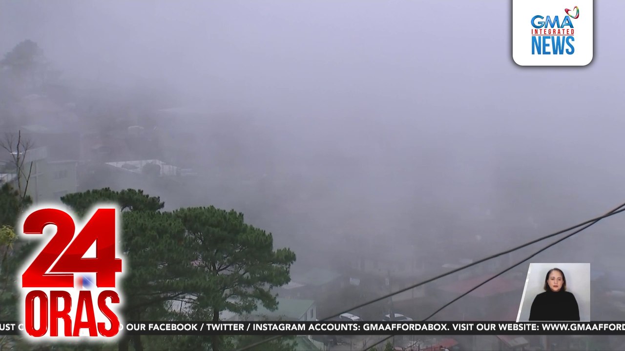Malamig na panahon, nae-enjoy pa rin sa Baguio City | 24 Oras