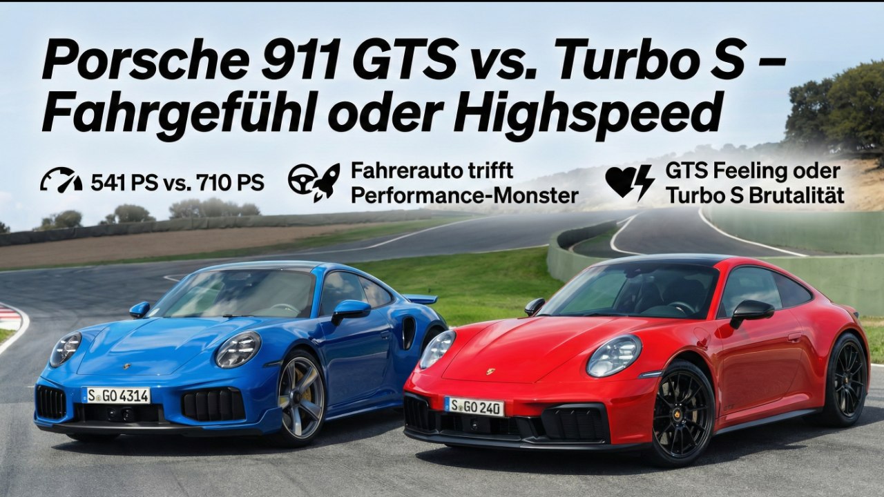 Porsche 911 Vergleich: GTS Feeling oder Turbo S Brutalität (992.2)