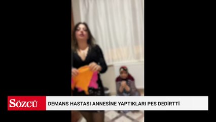 Tiktok'ta rezilliğin böylesi! Demans hastası annesine yaptıkları pes dedirtti