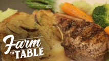 Chef Jose Sarasola prepares Chicken Marsala and Kurubota Porkchop! | Farm to Table