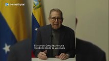 Edmundo González habla por primera vez desde la captura de Maduro