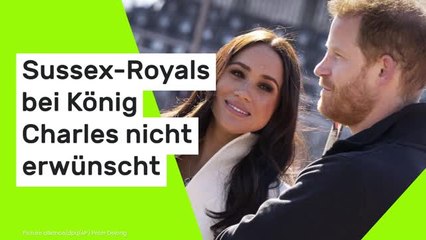 Meghan Markle und Prinz Harry: "Es wäre eine Katastrophe" - Sussex-Royals bei König Charles III. nicht erwünscht
