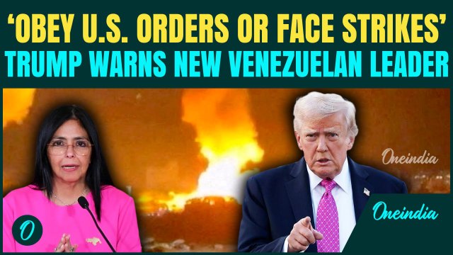 U.S Venezuela BREAKING: Trump THREATENS New Venezuelan President With Second Strikes if Defies U.S