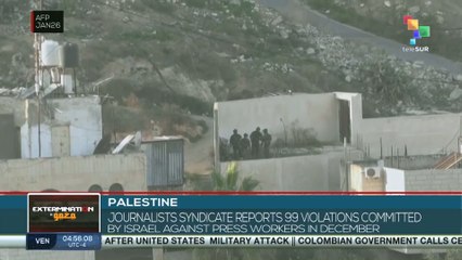 Palestinian journalists syndicate reports 99 violations committed against press workers
