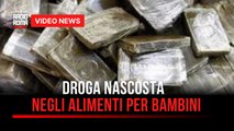 Droga nascosta negli alimenti per bambini