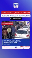 Trump warns US will intervene if Iran kills protesters