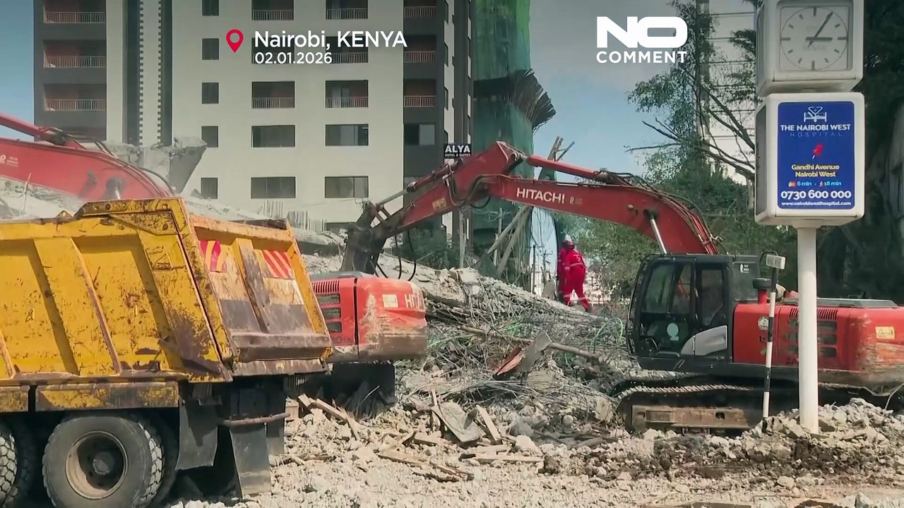 Kenia: Mehrstöckiges Gebäude stürzt in Nairobi ein, Zahl der eingeschlossenen Menschen unklar
