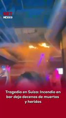 🚨🔥 Un video muestra el momento exacto en que se originó el inc3ndio m0rtal dentro de un bar en Suiza, trag3dia que dejó alrededor de 40 personas f@llecidas y más de 100 her1das, según los primeros reportes.