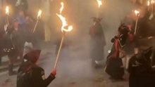 Lewes Bonfire celebration brings the town to life with a dazzling torchlit procession