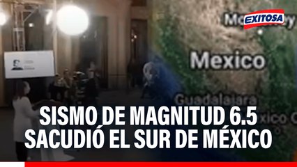 Sismo de magnitud 6.5 sacudió el sur de México: Así reaccionó la presidenta Claudia Sheinbaum