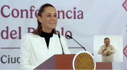 Así percibió la presidenta Claudia Sheinbaum el sismo y pidió a los asistentes a la mañanera desalojar con tranquilidad