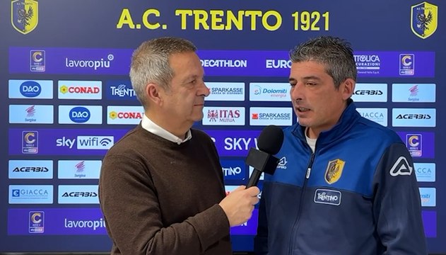 Riparte il campionato del Trento, mister Tabbiani: ?I ragazzi hanno lavorato bene, li ho visti in forma?