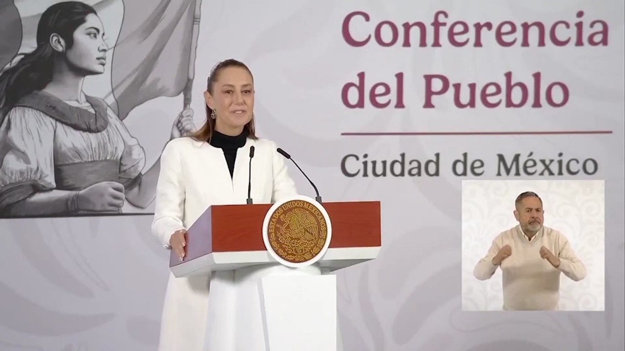 Terremoto en Mexico DF interrumpe la rueda de prensa de Sheinbaum