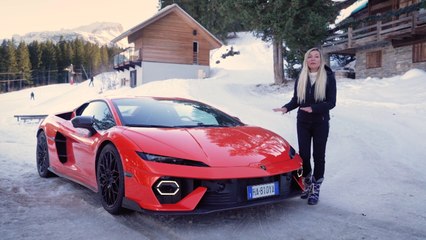 Lamborghini Temerario, la nostra prova della supercar sulla neve