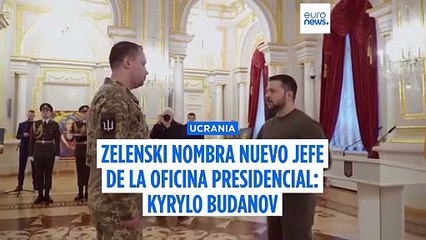 Zelenski nombra al jefe de la inteligencia militar ucraniana Kyrylo Budanov nuevo ayudante de alto nivel