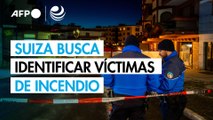 Suiza trabaja para identificar a las víctimas del incendio de Año Nuevo