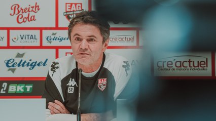 EAG - Boulogne-sur-Mer : le point presse de Sylvain Ripoll