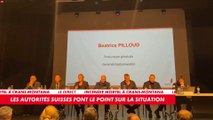 Conférence de presse, point sur la situation à Crans-Montana