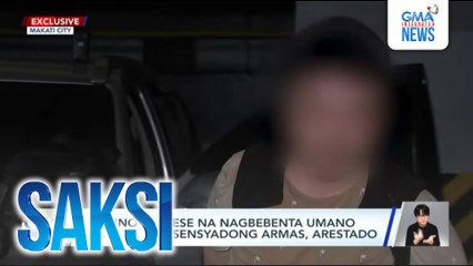 Filipino-Chinese na nagbebenta umano ng mga 'di lisensyadong armas, arestado | Saksi