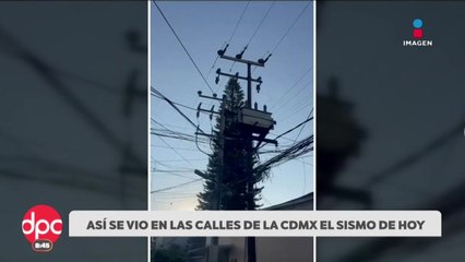 Videos perciben la magnitud del sismo en CDMX | DPC con Paola Rojas