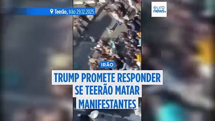 Trump diz que os EUA irão "em seu socorro" se Teerão matar manifestantes