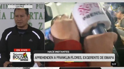 Franklin Flores es aprehendido por incumplir detención domiciliaria y enfrentará una audiencia revocatoria de medidas cautelares