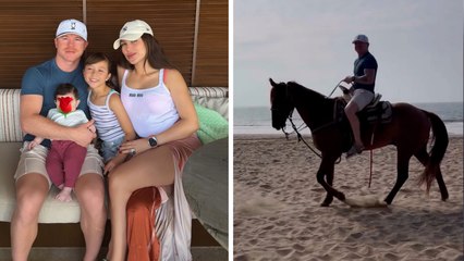 Canelo Álvarez disfruta del inicio del 2026 junto a su familia y deja el ring por caballos