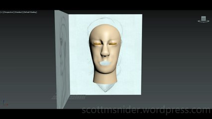 Flame: 3DS MAX Practice Polygon Modeling Head Model Video #81 (01-02-2026)