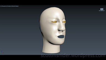 Flame: 3DS MAX Practice Polygon Modeling Head Model Video #87 (01-02-2026)