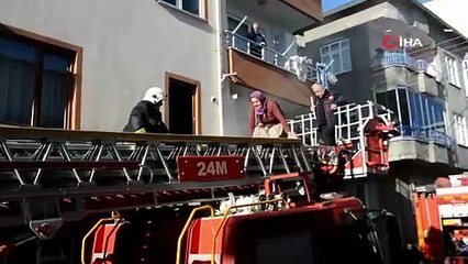 Ordu’da apartmanın zemin katında yangın