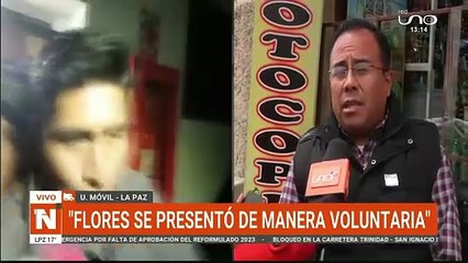 FRANKLIN FLORES SE PRESENTÓ DE MANERA VOLUNTARIA