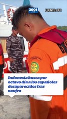 Indonesia busca por octavo día a los españoles desaparecidos tras naufragio