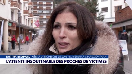 «Je ne dors pas» : l’épreuve d’une mère à la recherche de son fils disparu à Crans-Montana